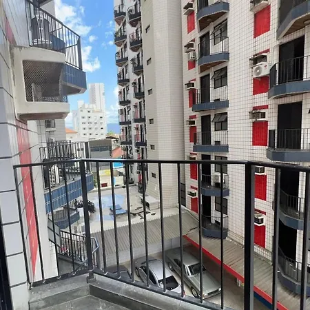 Melhor Opcao Para Ate 4 Pessoas Flat Com Piscina E Pertinho Da Praia Sao Vicente  Exterior photo